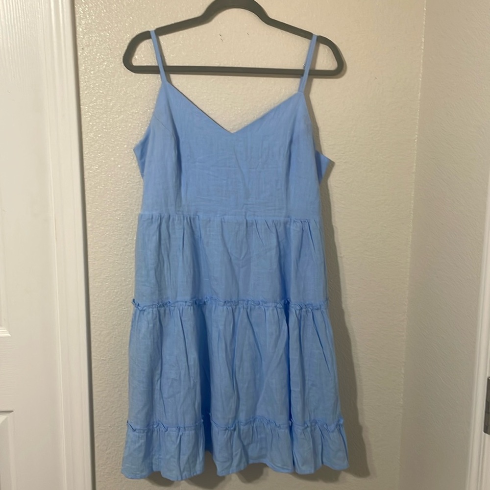 Fancyinn Dress size XL light blue in color.